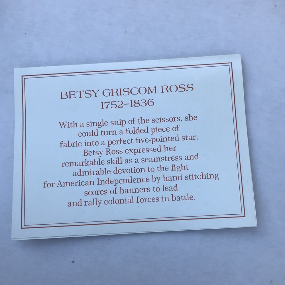 Betty Ross AVON Plate - Picture 4 of 8